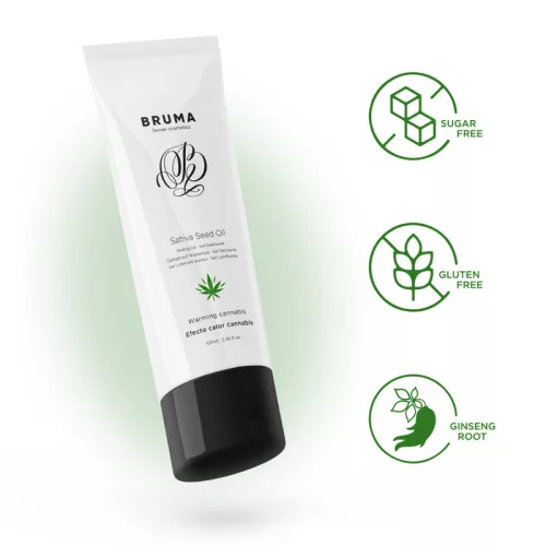 BRUMA - Warming Slider Gel in Cannabis Flavour 100 ml
