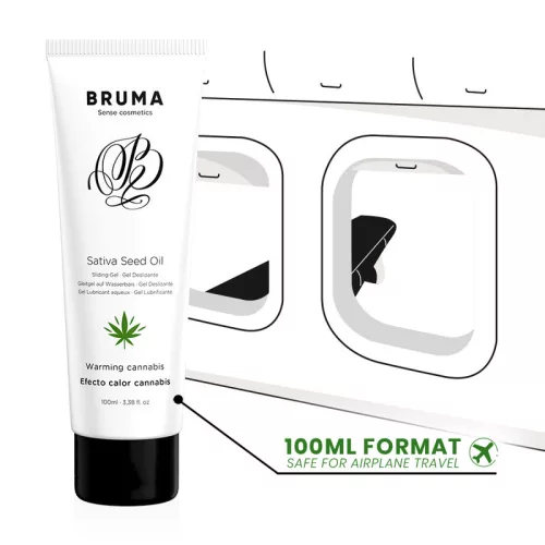 BRUMA - Warming Slider Gel in Cannabis Flavour 100 ml