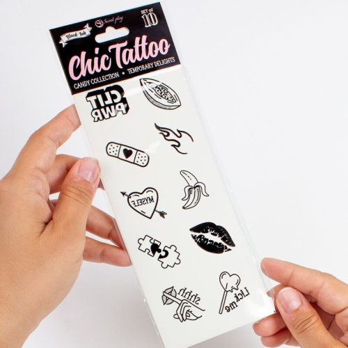 SECRET PLAY - 10-piece mouth-watering tattoo set