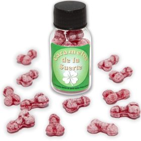   Diablo Picante – 12 herbal, intimate candies (strawberry/violet)
