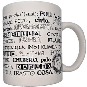 DIABLO PICANTE – white mug with sexual synonyms