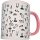 DIABLO PICANTE – white money mug with pink handle