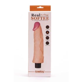 8.3" Real Softee Vibrating Dildo 3