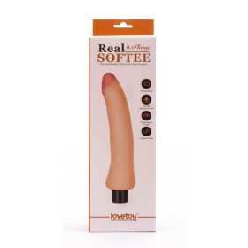 9" Real Softee Vibrating Dildo 5