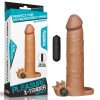 Pleasure X-Tender Vibrating Penis Sleeve #5 Brown_B0O50_3