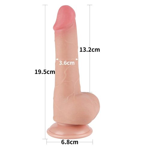 7.5'' Sliding Skin Dual Layer Dong Flesh II_B15O50_3