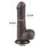 7'' Sliding Skin Dual Layer Dong Black_B15O50_3