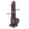 7.5'' Sliding Skin Dual Layer Dong Black II_B15O50_3