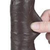8'' Sliding Skin Dual Layer Dong Black I_B15O50_3