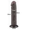 8'' Sliding Skin Dual Layer Dong Black II_B15O50_3