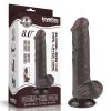 8'' Sliding Skin Dual Layer Dong Black III_B15O50_3