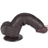 8'' Sliding Skin Dual Layer Dong Black III_B15O50_3