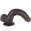 9'' Sliding Skin Dual Layer Dong Black_B15O50_3