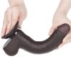 9'' Sliding Skin Dual Layer Dong Black_B15O50_3