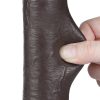 9'' Sliding Skin Dual Layer Dong Black_B15O50_3