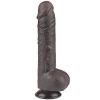 9.5'' Sliding Skin Dual Layer Dong Black_B15O50_3