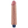 9.5" REAL SOFTEE Rechargeable Vibrating Dildo(Flesh)