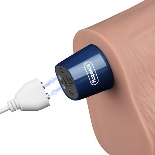 10" REAL SOFTEE Rechargeable Vibrating Dildo(Flesh)_B15O50_4