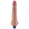 10" REAL SOFTEE Rechargeable Vibrating Dildo(Flesh)_B15O50_4