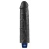9.5" REAL SOFTEE Rechargeable Vibrating Dildo(Black)_B15O50_4