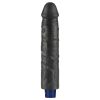 9.5" REAL SOFTEE Rechargeable Vibrating Dildo(Black)_B15O50_4
