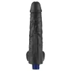 10" REAL SOFTEE Rechargeable Vibrating Dildo(Black)_B15O50_4