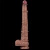 16'' Dual Layered Bendable Silicone Cock XXL(Flesh)