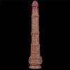 16'' Dual Layered Bendable Silicone Cock XXL(Flesh)