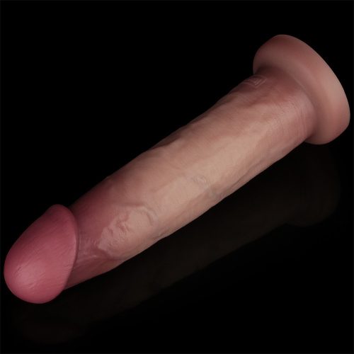 9'' Sliding Skin Pro II Dual Layer Silicone Dong