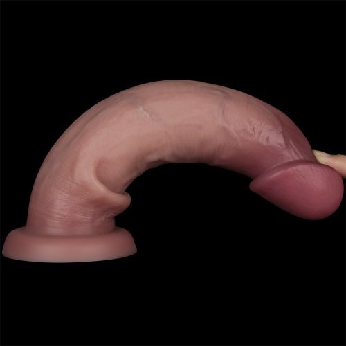 9'' Sliding Skin Pro II Dual Layer Silicone Dong