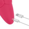 Flicker Rechargeable Vibrator Rose Red