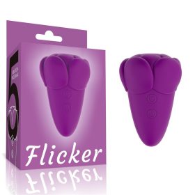 Flicker Rechargeable Vibrator Purple