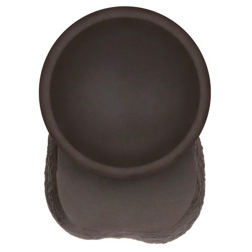 8'' Sliding Skin Pro II Dual Layer Silicone Dong (Black)