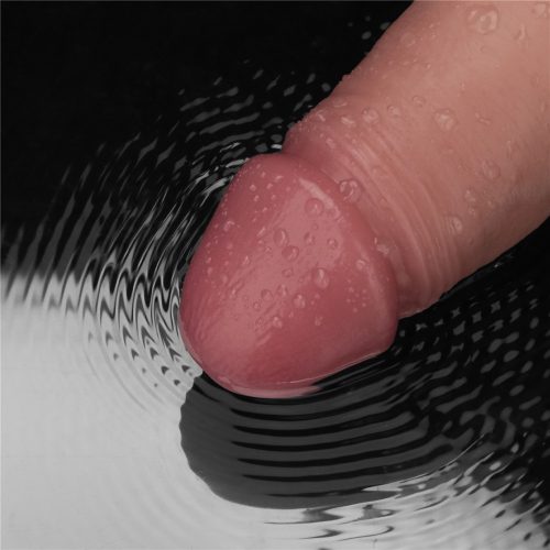 8.5" Vibrating Sliding Skin Pro II Silicone Dong