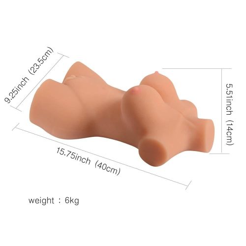 Busty Lady Half Body Sex Doll