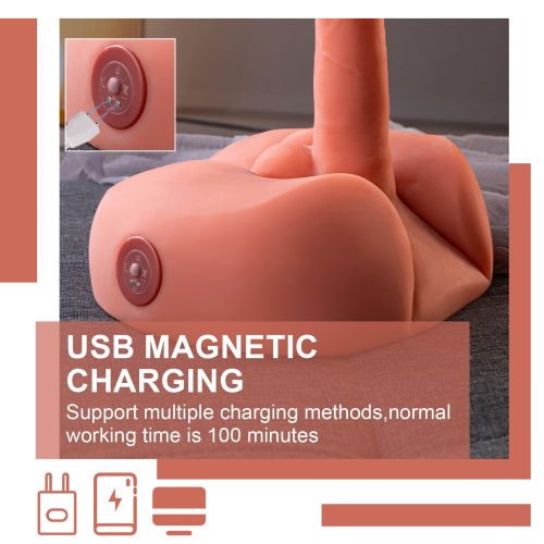 Honey Ass Masturbator and Dildo Thrusting