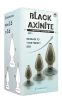 Black Axinite 3 IN 1 Anal Plug Kit Set III