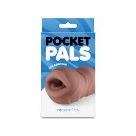 Pocket Pals - Mouth Stroker - Brown