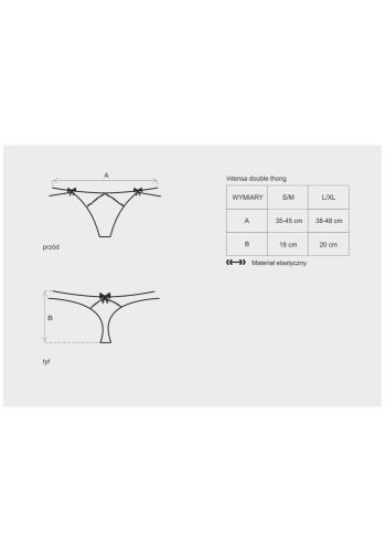 Intensa double thong S/M