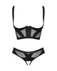 Chic Amoria 2-pcs crotchless set XS/S