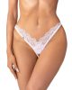 Arrowel White crotchless thong S/M