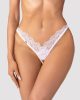 Arrowel White crotchless thong S/M