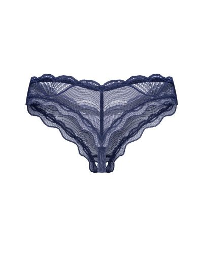 Nightly Blue crotchless thong XS/S