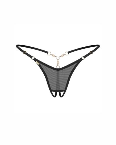 Oxaria crotchless thong L/XL