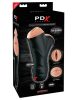 Double Penetration Vibrating Stroker Light/Black