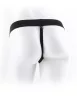 9" Hollow Strap-On with Balls Brown/Black