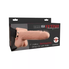 7" Hollow Strap-On Light/Black