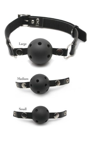 Ball Gag Training System Black