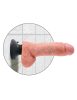 8" Vibrating Cock with Balls Light