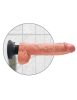 10" Vibrating Cock with Balls Light